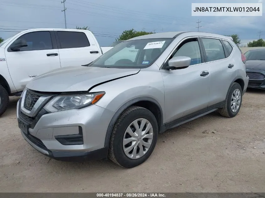 2020 Nissan Rogue S Fwd VIN: JN8AT2MTXLW012044 Lot: 40194837