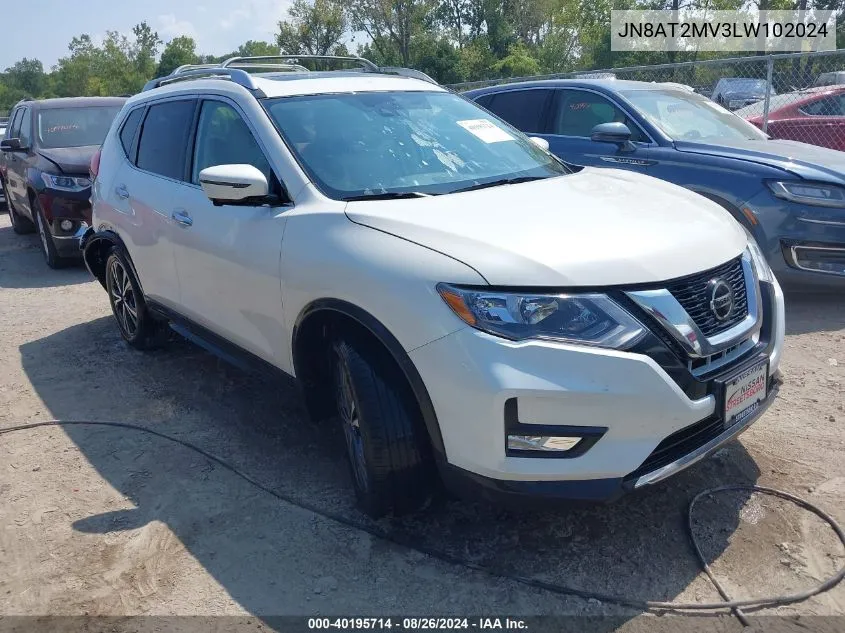 2020 Nissan Rogue Sv Intelligent Awd VIN: JN8AT2MV3LW102024 Lot: 40195714