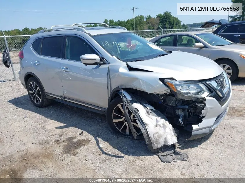 2020 Nissan Rogue Sl Fwd VIN: 5N1AT2MT0LC766658 Lot: 40196482