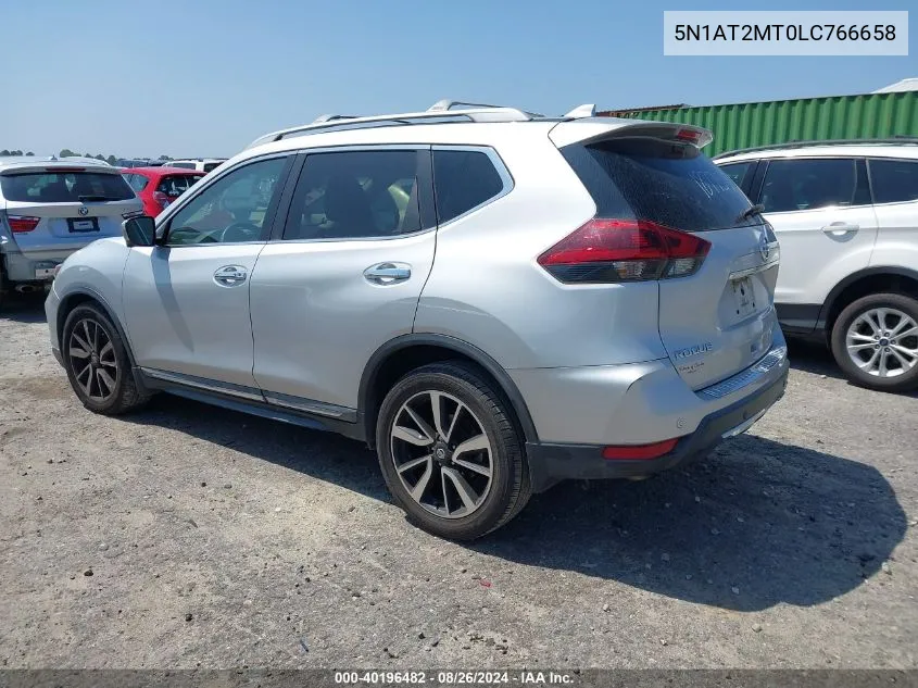 2020 Nissan Rogue Sl Fwd VIN: 5N1AT2MT0LC766658 Lot: 40196482