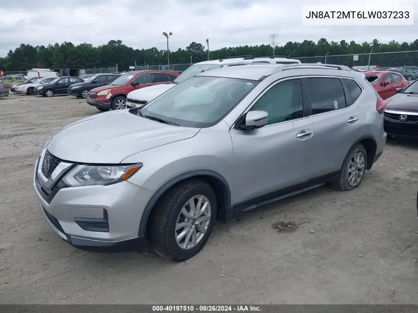 2020 Nissan Rogue S Fwd VIN: JN8AT2MT6LW037233 Lot: 40197510