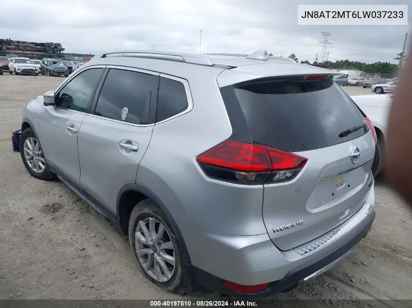 JN8AT2MT6LW037233 2020 Nissan Rogue S Fwd