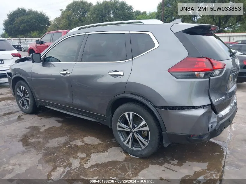 2020 Nissan Rogue Sv Fwd VIN: JN8AT2MT5LW033853 Lot: 40198236