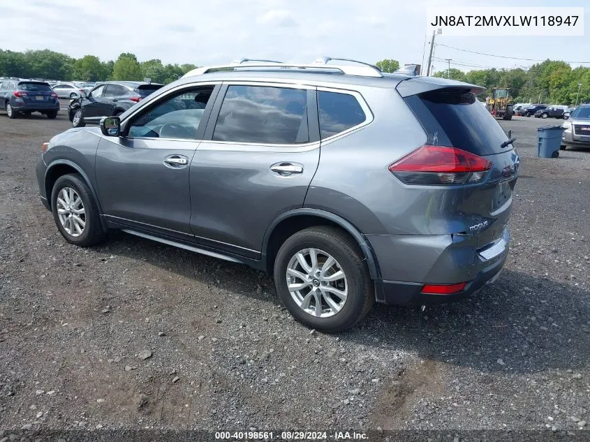 JN8AT2MVXLW118947 2020 Nissan Rogue Sv Intelligent Awd