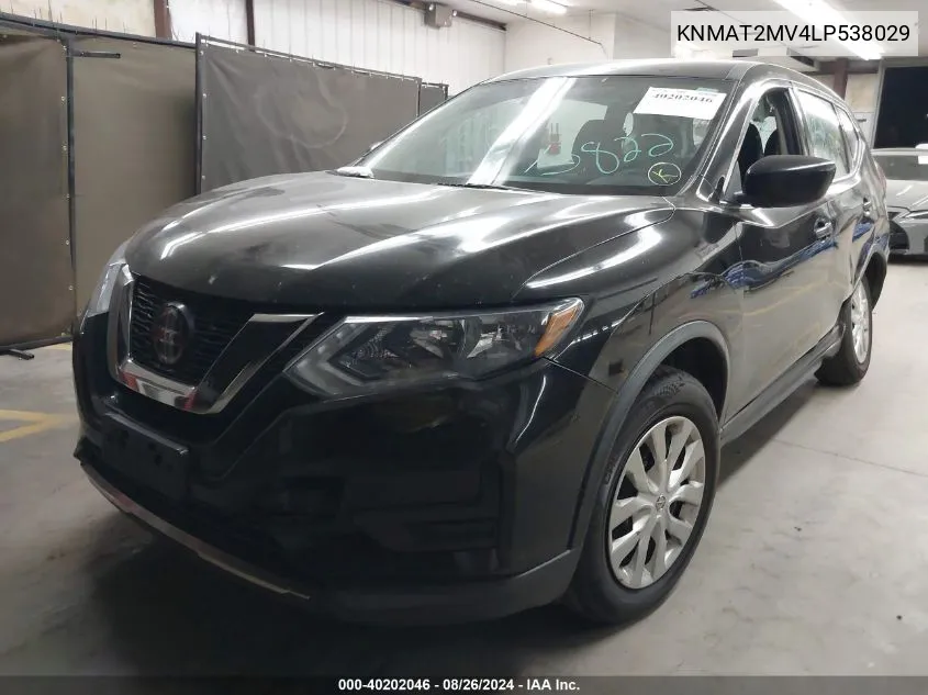 KNMAT2MV4LP538029 2020 Nissan Rogue S Intelligent Awd