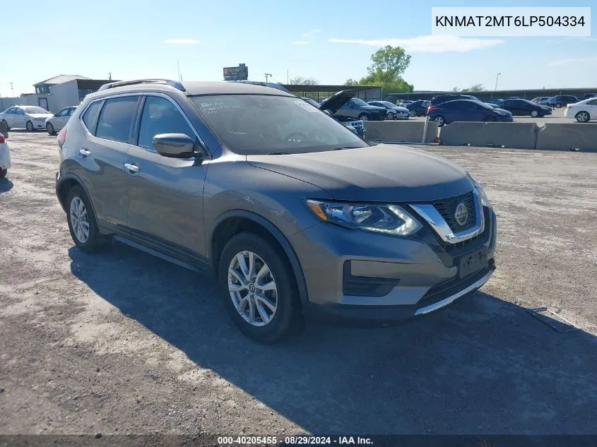 KNMAT2MT6LP504334 2020 Nissan Rogue Sv Fwd