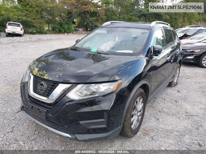 2020 Nissan Rogue Sv Fwd VIN: KNMAT2MT5LP529046 Lot: 40205802