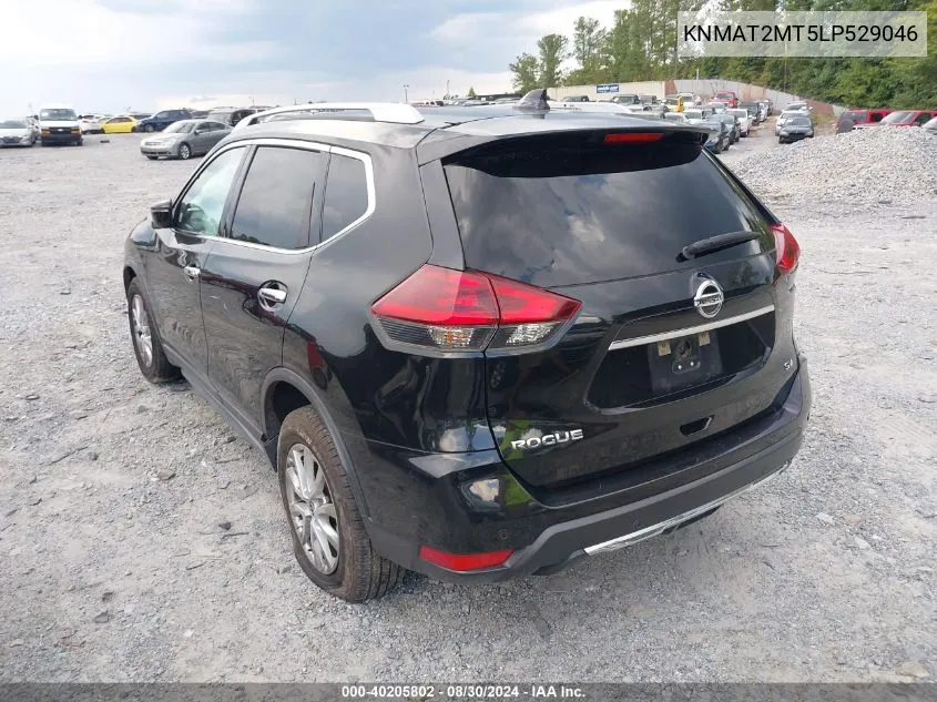 2020 Nissan Rogue Sv Fwd VIN: KNMAT2MT5LP529046 Lot: 40205802