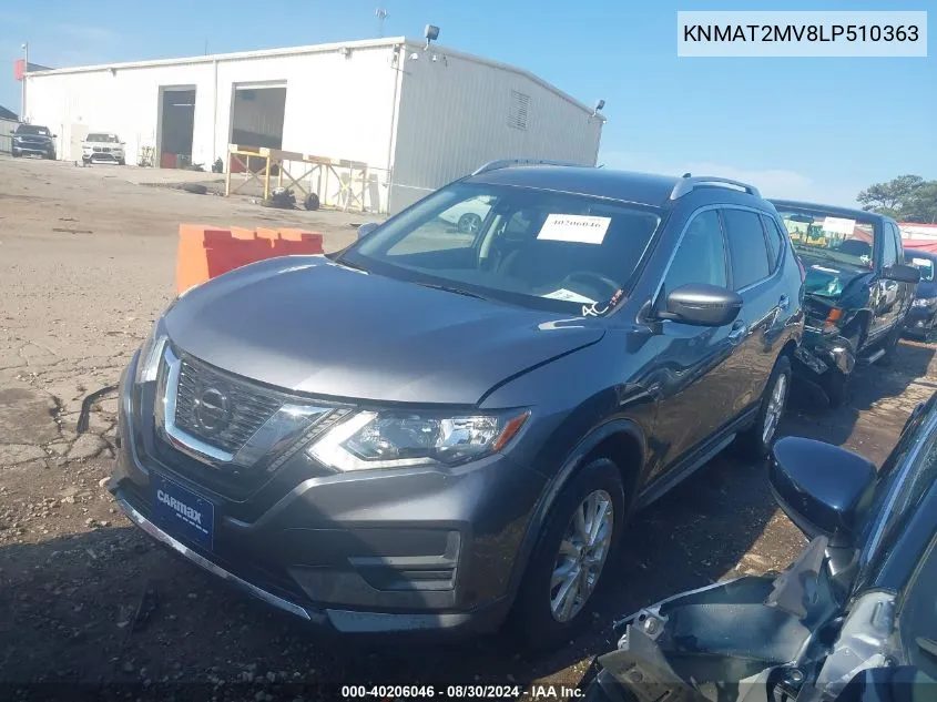 KNMAT2MV8LP510363 2020 Nissan Rogue S Intelligent Awd