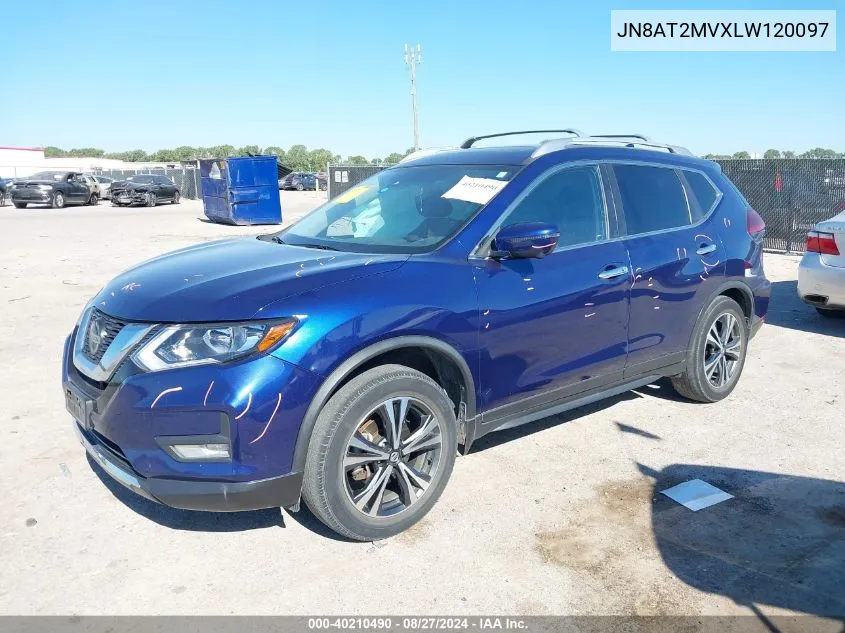 2020 Nissan Rogue Sv Intelligent Awd VIN: JN8AT2MVXLW120097 Lot: 40210490