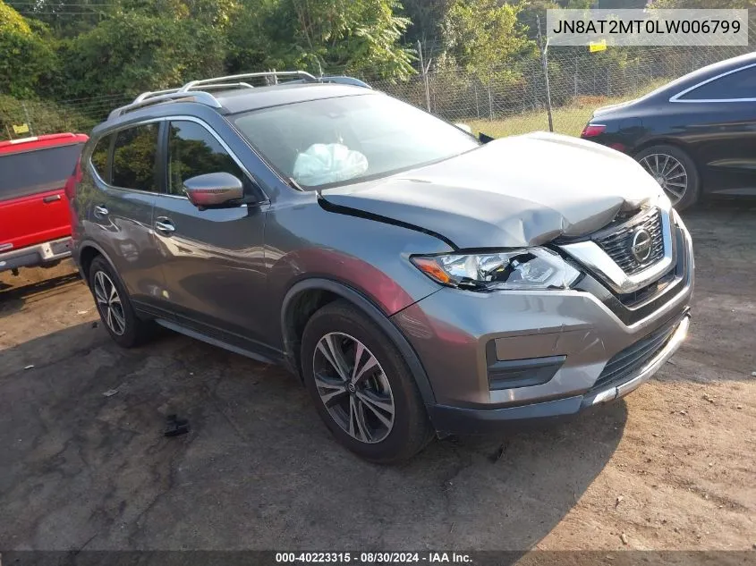 2020 Nissan Rogue Sv Fwd VIN: JN8AT2MT0LW006799 Lot: 40223315