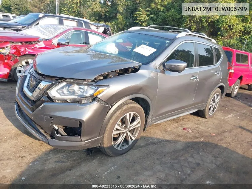 2020 Nissan Rogue Sv Fwd VIN: JN8AT2MT0LW006799 Lot: 40223315