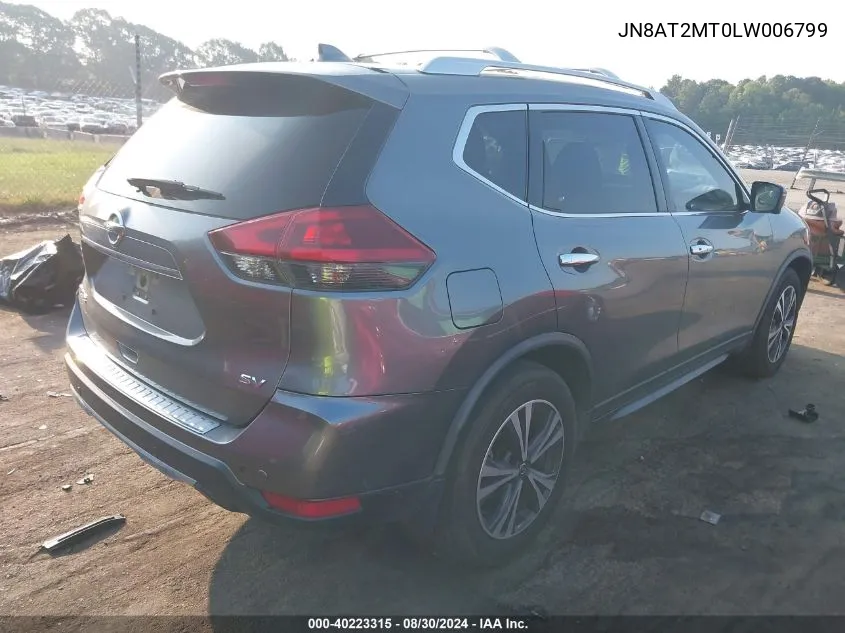 JN8AT2MT0LW006799 2020 Nissan Rogue Sv Fwd