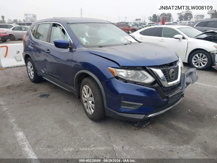 JN8AT2MT3LW008109 2020 Nissan Rogue S Fwd