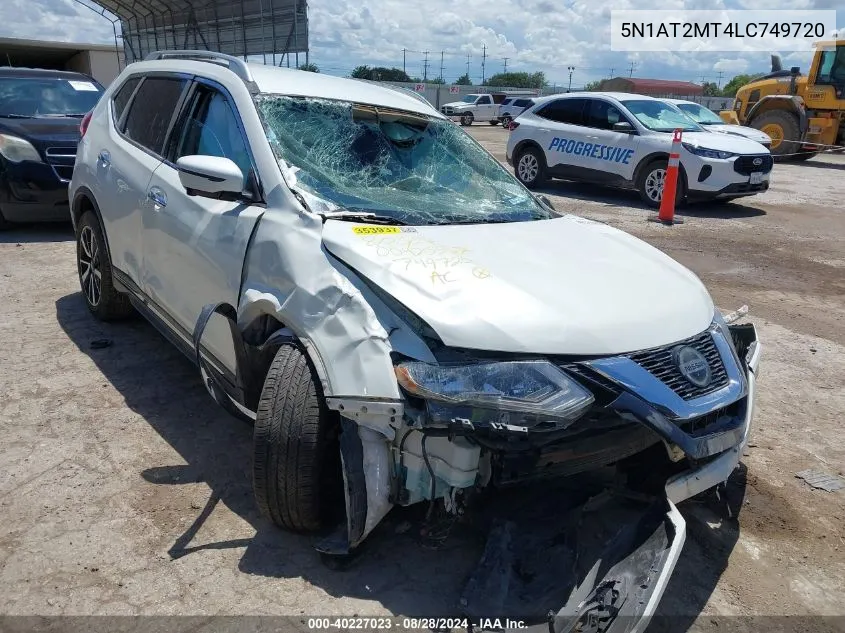 2020 Nissan Rogue Sl Fwd VIN: 5N1AT2MT4LC749720 Lot: 40227023