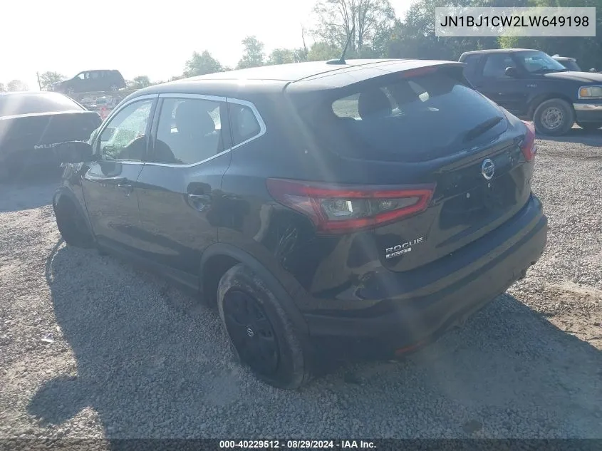 2020 Nissan Rogue Sport S Awd Xtronic Cvt VIN: JN1BJ1CW2LW649198 Lot: 40229512