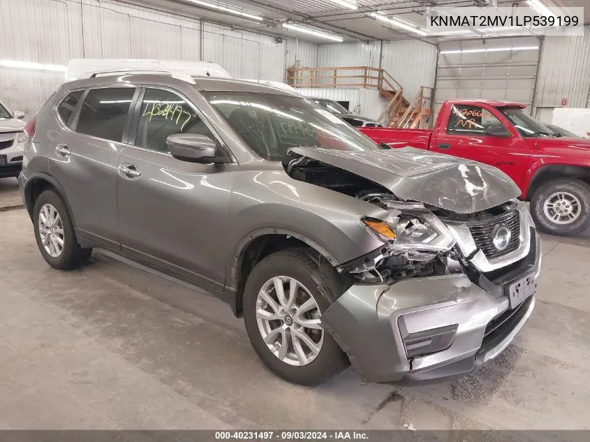 2020 Nissan Rogue Sv Intelligent Awd VIN: KNMAT2MV1LP539199 Lot: 40231497