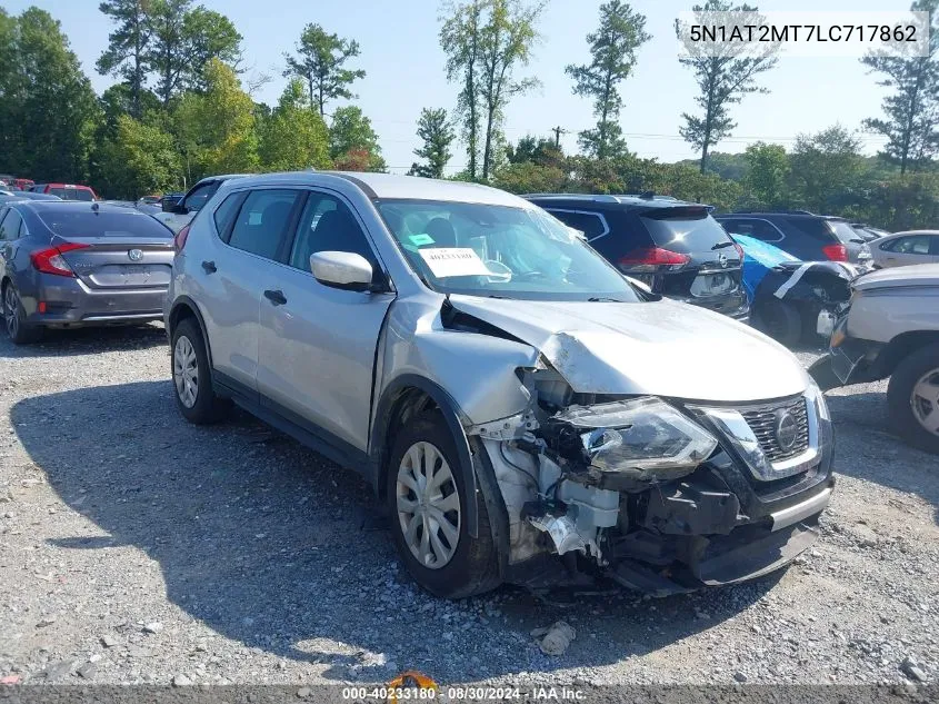 2020 Nissan Rogue S Fwd VIN: 5N1AT2MT7LC717862 Lot: 40233180