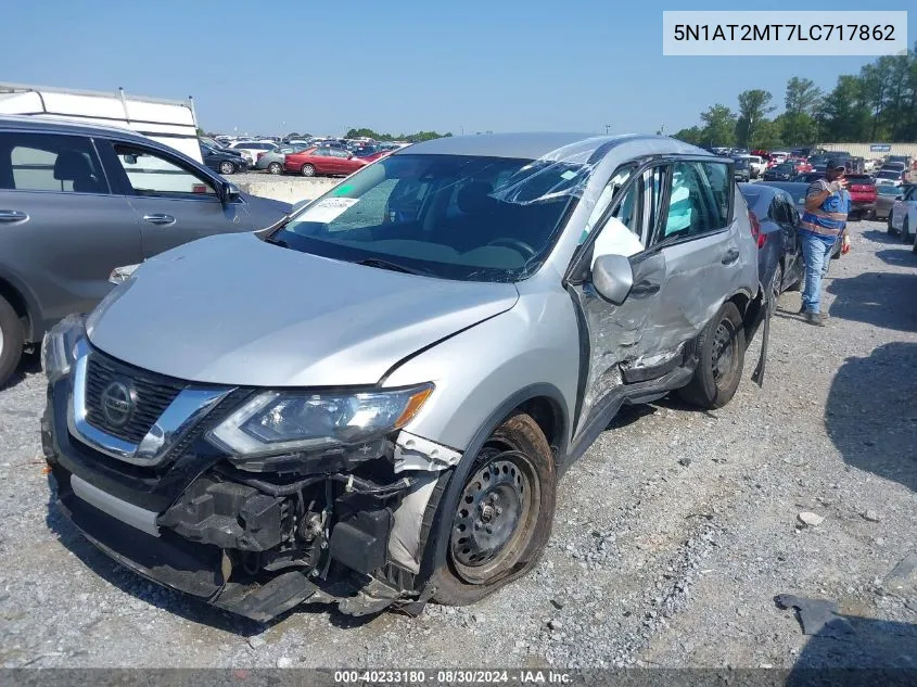 2020 Nissan Rogue S Fwd VIN: 5N1AT2MT7LC717862 Lot: 40233180