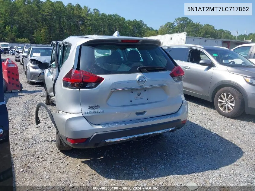 2020 Nissan Rogue S Fwd VIN: 5N1AT2MT7LC717862 Lot: 40233180