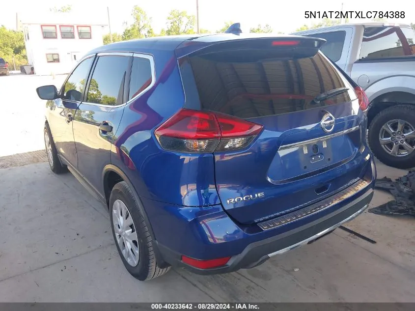 2020 Nissan Rogue S Fwd VIN: 5N1AT2MTXLC784388 Lot: 40233642