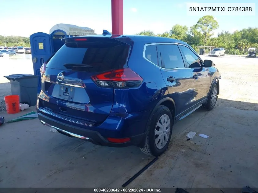 2020 Nissan Rogue S Fwd VIN: 5N1AT2MTXLC784388 Lot: 40233642