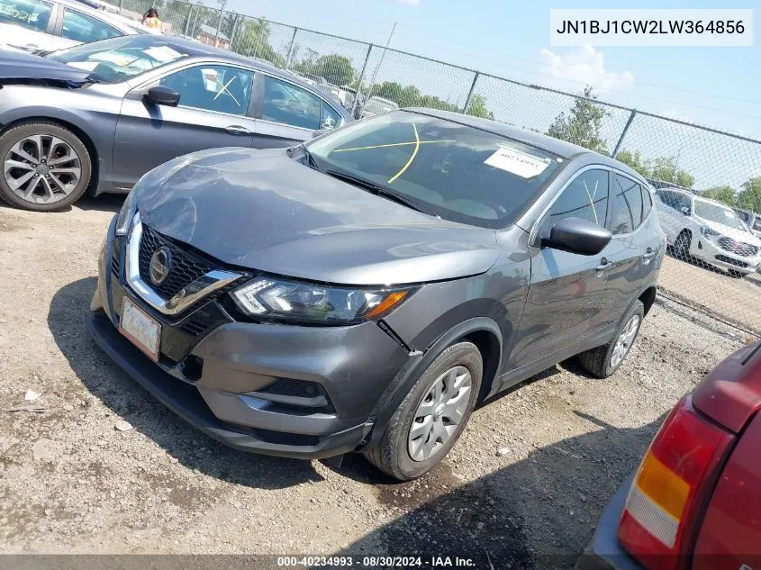 JN1BJ1CW2LW364856 2020 Nissan Rogue Sport S Awd Xtronic Cvt