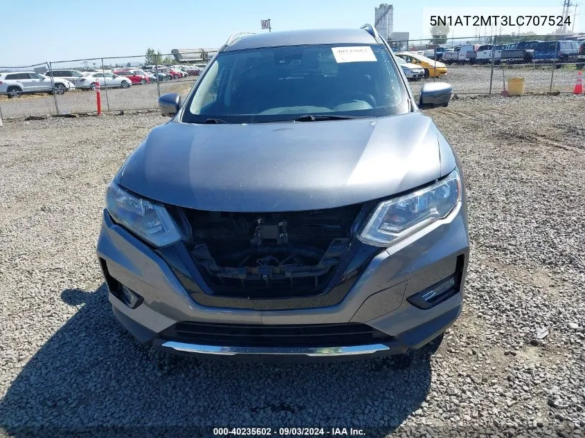 2020 Nissan Rogue Sl Fwd VIN: 5N1AT2MT3LC707524 Lot: 40235602