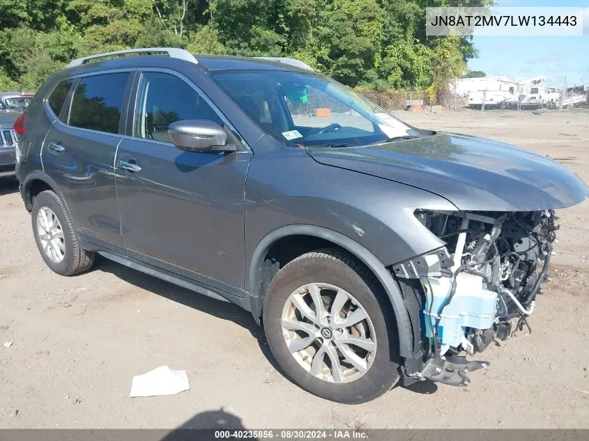 2020 Nissan Rogue Sv Intelligent Awd VIN: JN8AT2MV7LW134443 Lot: 40235856