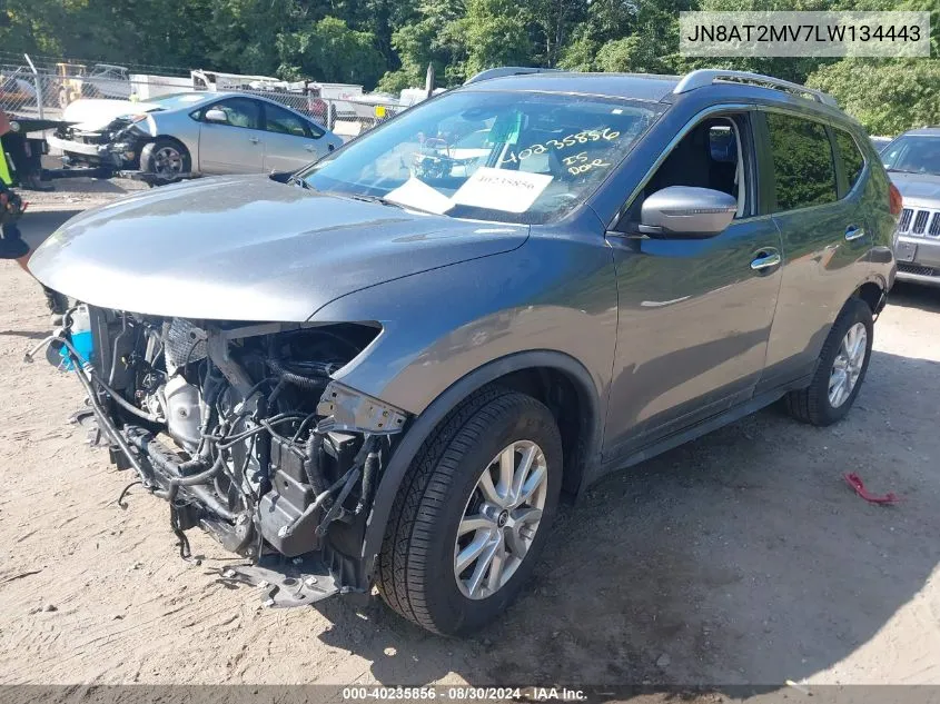 JN8AT2MV7LW134443 2020 Nissan Rogue Sv Intelligent Awd