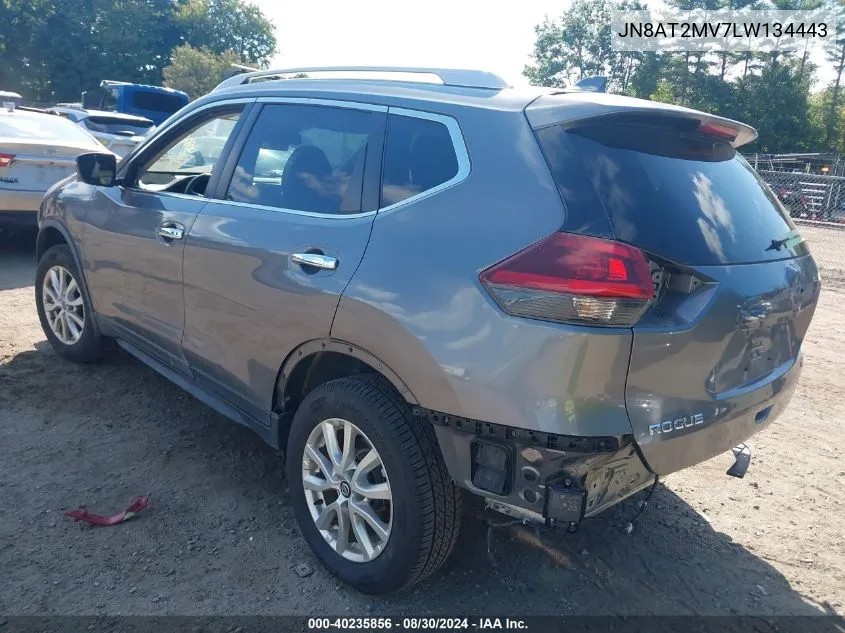 2020 Nissan Rogue Sv Intelligent Awd VIN: JN8AT2MV7LW134443 Lot: 40235856