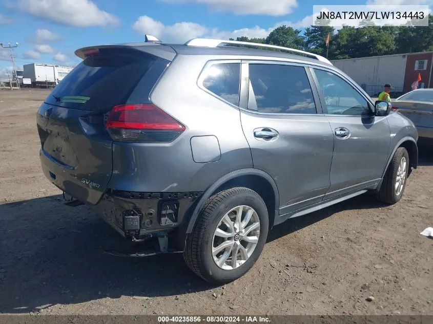 2020 Nissan Rogue Sv Intelligent Awd VIN: JN8AT2MV7LW134443 Lot: 40235856