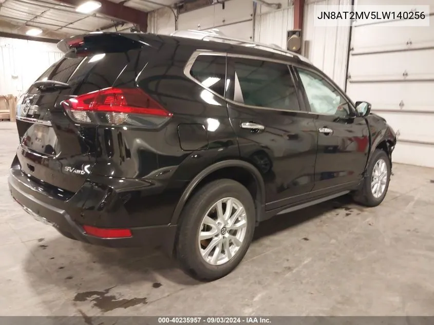 2020 Nissan Rogue Sv Intelligent Awd VIN: JN8AT2MV5LW140256 Lot: 40235957