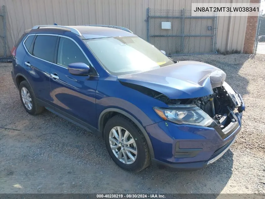 JN8AT2MT3LW038341 2020 Nissan Rogue Sv Fwd