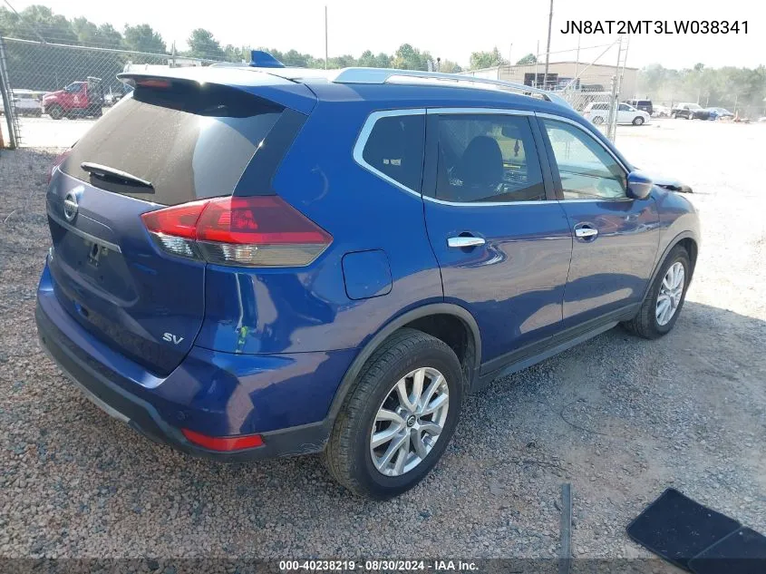 JN8AT2MT3LW038341 2020 Nissan Rogue Sv Fwd