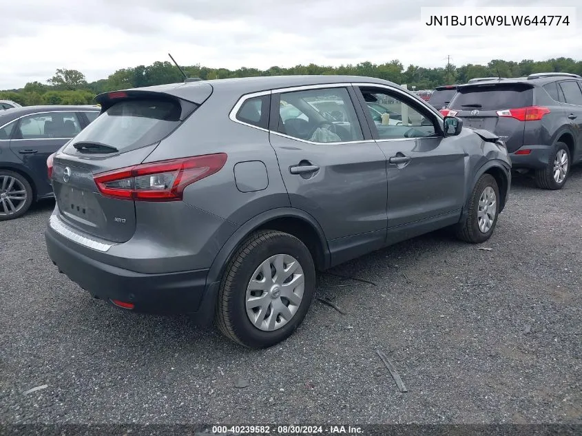 JN1BJ1CW9LW644774 2020 Nissan Rogue Sport S Awd Xtronic Cvt