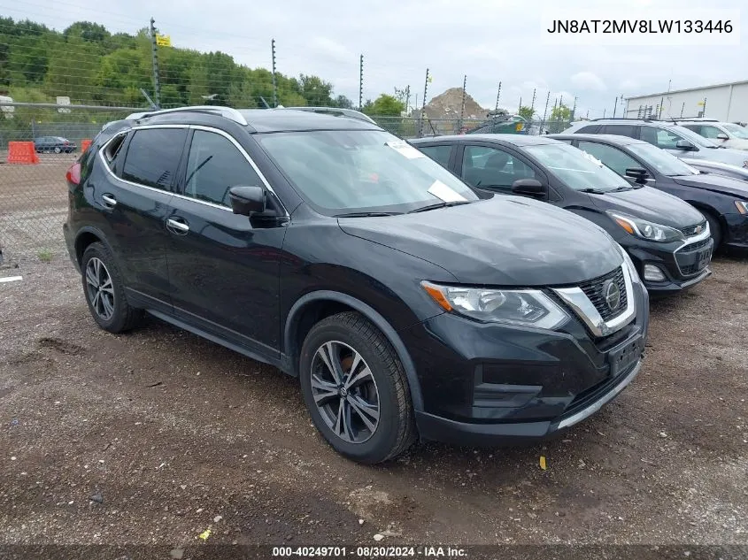 2020 Nissan Rogue Sv Intelligent Awd VIN: JN8AT2MV8LW133446 Lot: 40249701