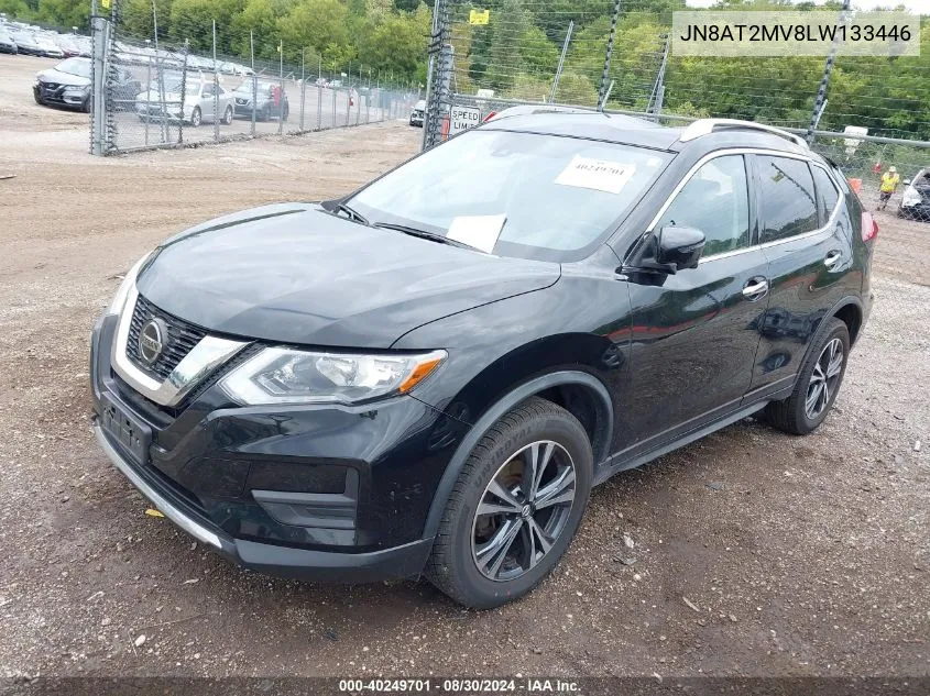 2020 Nissan Rogue Sv Intelligent Awd VIN: JN8AT2MV8LW133446 Lot: 40249701