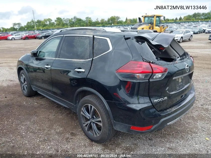 2020 Nissan Rogue Sv Intelligent Awd VIN: JN8AT2MV8LW133446 Lot: 40249701