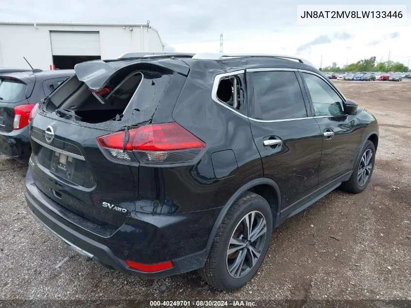 JN8AT2MV8LW133446 2020 Nissan Rogue Sv Intelligent Awd