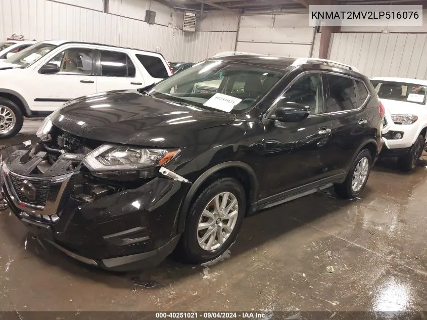 2020 Nissan Rogue Sv Intelligent Awd VIN: KNMAT2MV2LP516076 Lot: 40251021