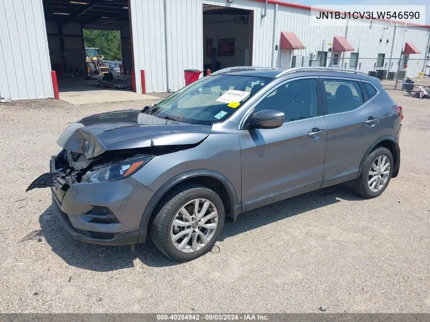 2020 Nissan Rogue Sport Sv Fwd Xtronic Cvt VIN: JN1BJ1CV3LW546590 Lot: 40254942