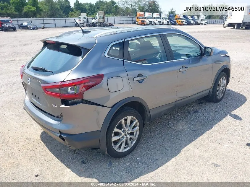 2020 Nissan Rogue Sport Sv Fwd Xtronic Cvt VIN: JN1BJ1CV3LW546590 Lot: 40254942