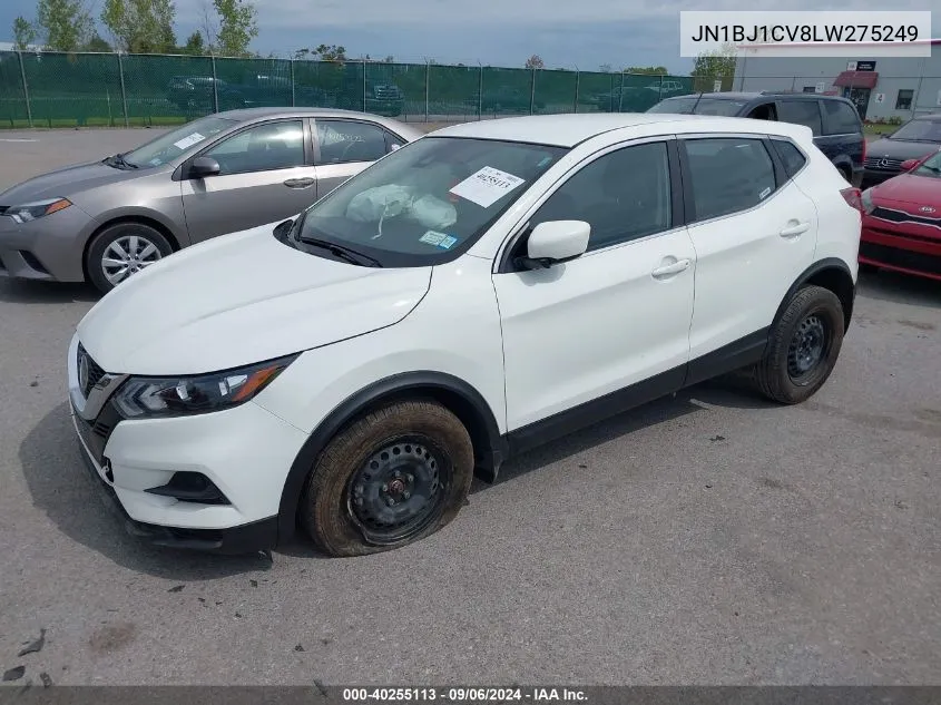 JN1BJ1CV8LW275249 2020 Nissan Rogue Sport S Fwd Xtronic Cvt