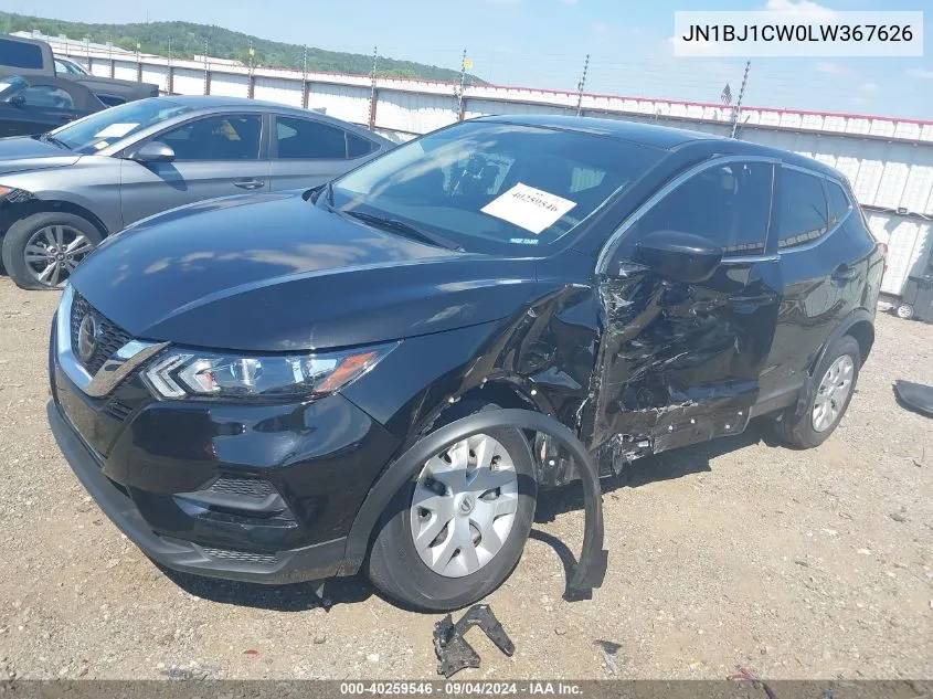 2020 Nissan Rogue Sport S Awd Xtronic Cvt VIN: JN1BJ1CW0LW367626 Lot: 40259546