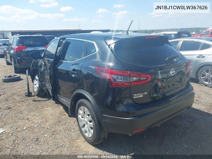 2020 Nissan Rogue Sport S Awd Xtronic Cvt VIN: JN1BJ1CW0LW367626 Lot: 40259546