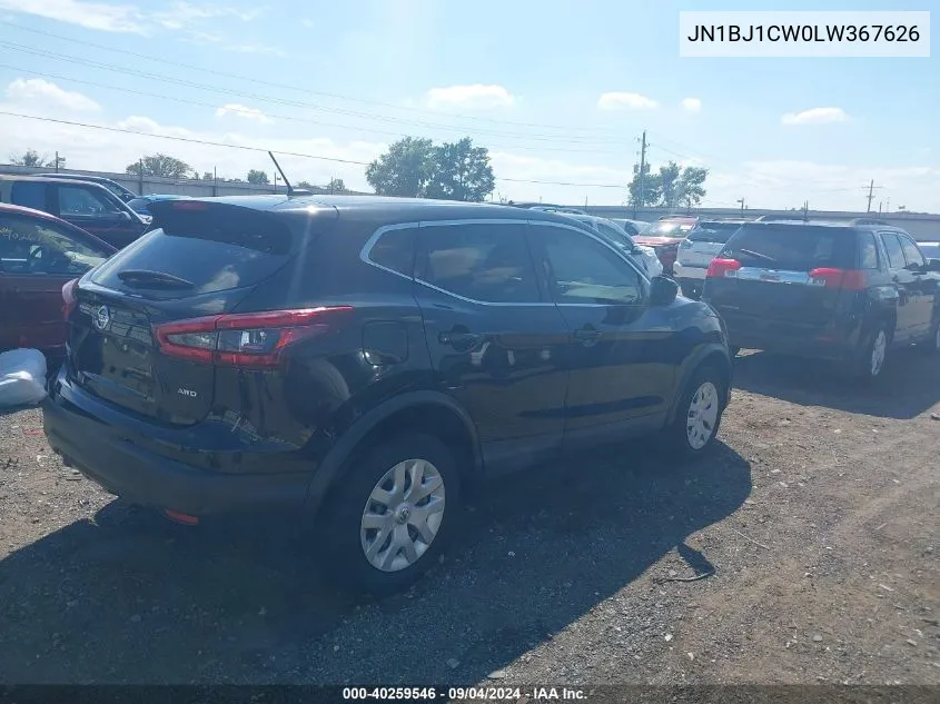 2020 Nissan Rogue Sport S Awd Xtronic Cvt VIN: JN1BJ1CW0LW367626 Lot: 40259546