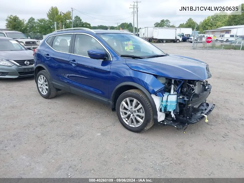 JN1BJ1CV4LW260635 2020 Nissan Rogue Sport Sv Fwd Xtronic Cvt