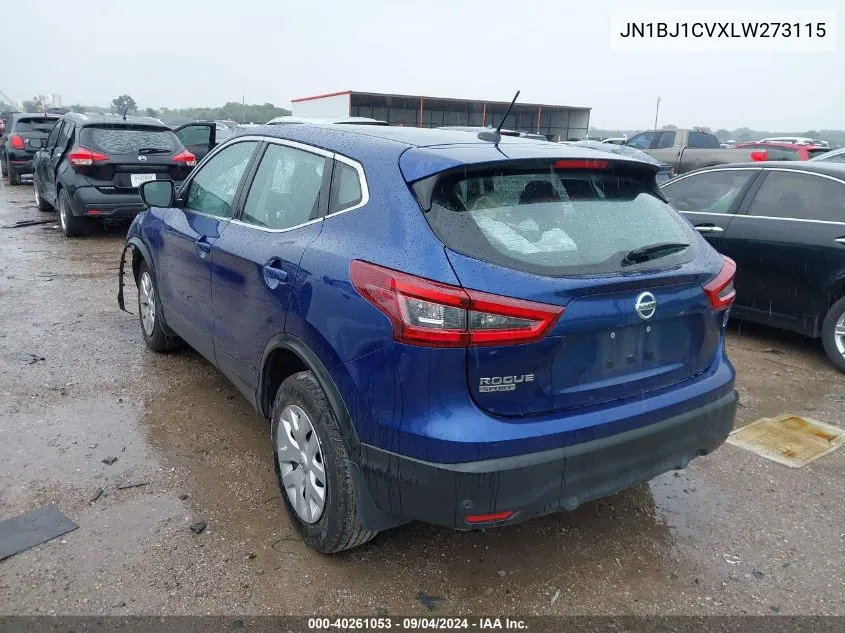 2020 Nissan Rogue Sport S Fwd Xtronic Cvt VIN: JN1BJ1CVXLW273115 Lot: 40261053