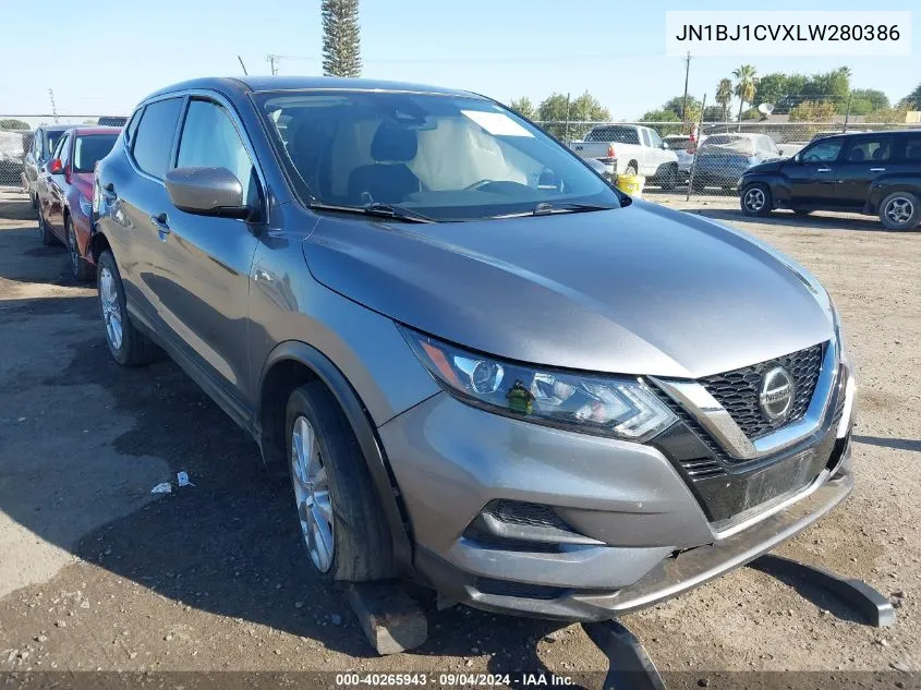 2020 Nissan Rogue Sport S Fwd Xtronic Cvt VIN: JN1BJ1CVXLW280386 Lot: 40265943